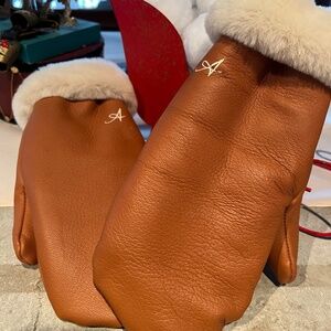 Montana NEW Mittens 100% Genuine Leather Soft Sheepskin Sherpa Lined Unisex